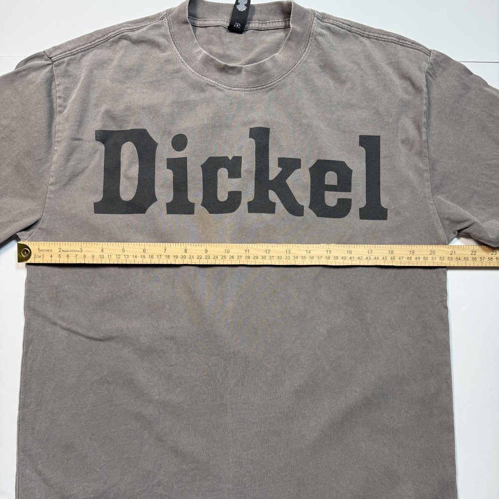 Dickel Whiskey Shirt‎ Mens Medium Gray Heavy Faded Promo Tee Ascolour Casual - Picture 5 of 6